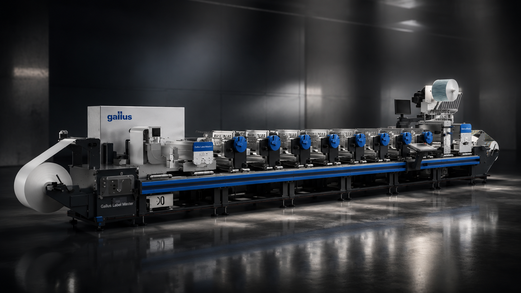 Impressora Gallus Label Master UV 8 cores